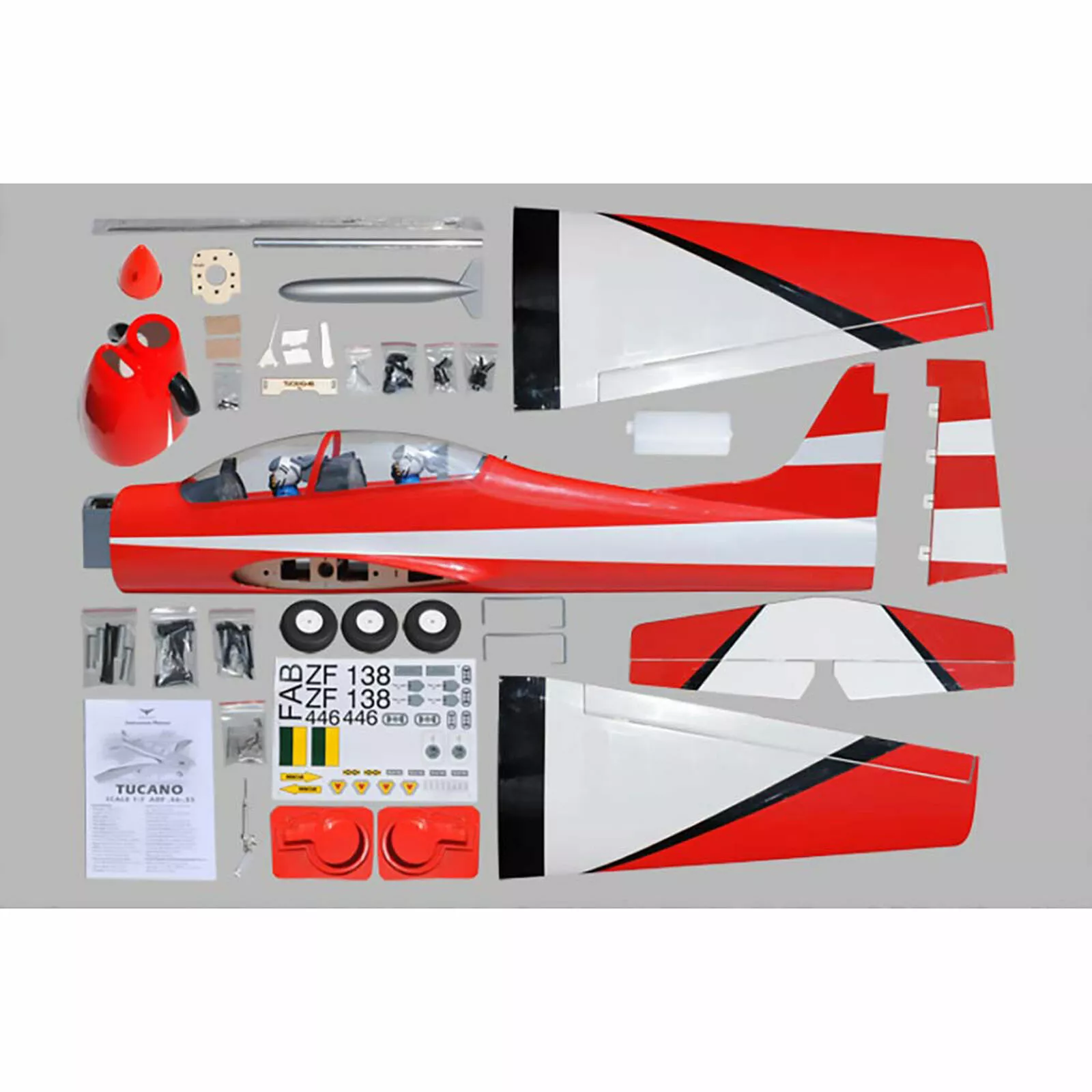 Phoenix Model Tucano .46-.55 GP EP ARF 61.4" 4 Phoenix Model Tucano .46-.55 GP EP ARF 61.4" - Image 2