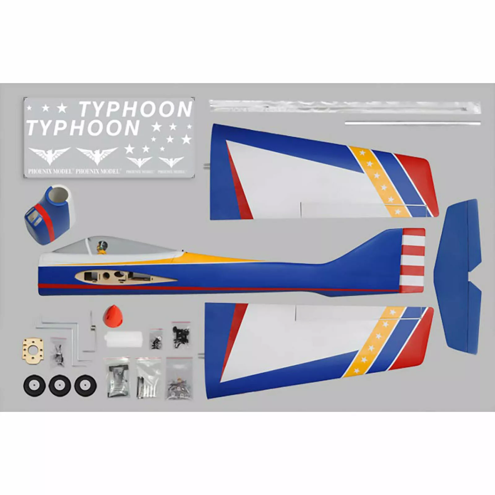 Phoenix Model Typhoon .46-.55 GP EP ARF 59.1" 5 Phoenix Model Typhoon .46-.55 GP EP ARF 59.1" - Image 3